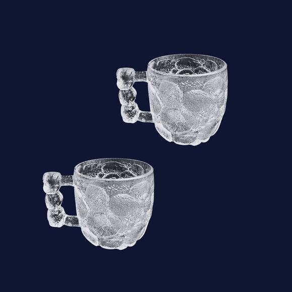 1993 McDonald’s Flintstones “Rocky Road” Glass Mugs – Set of 2 - Picture 3 of 4